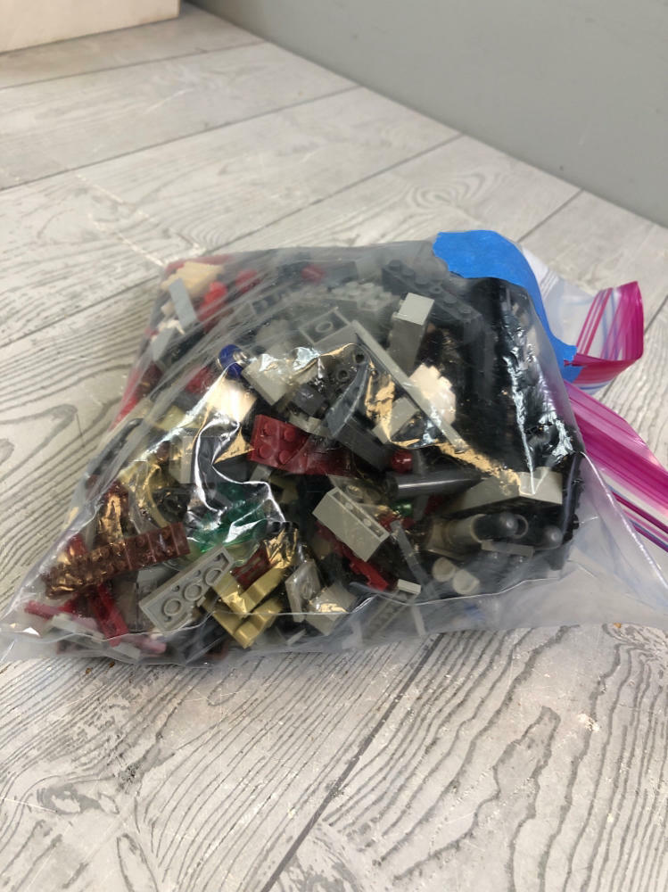2 Pound Lot of Multicolor Mixed Matched Lego Blocks and Pieces - Building Toys