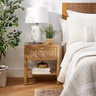 Palmdale Nightstand Woven 1 Drawer - Threshold™ designed with Studio McGee pick up only