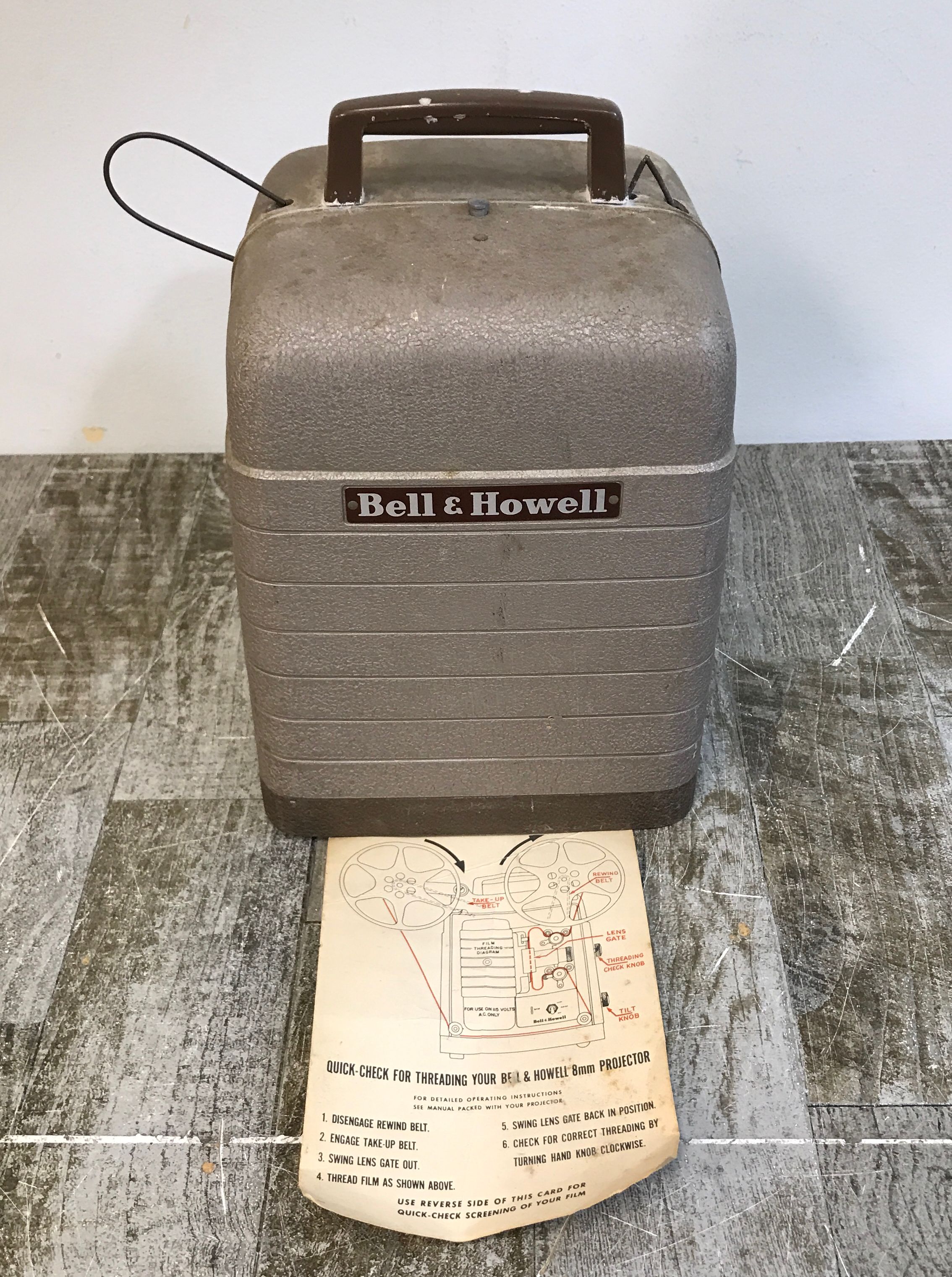 Bell & Howell Model 253A Vintage Projector - Untested