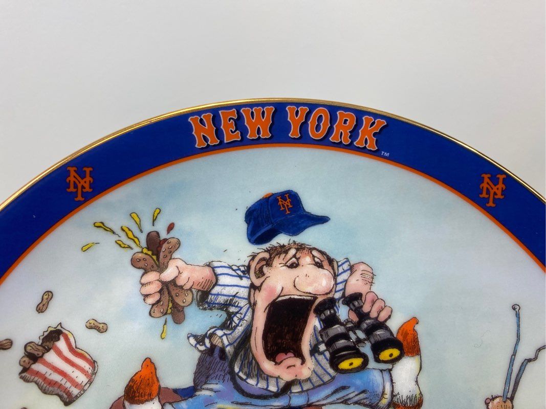 Danbury Mint The Ultimate Mets Fan Gary Patterson Collector's Plate