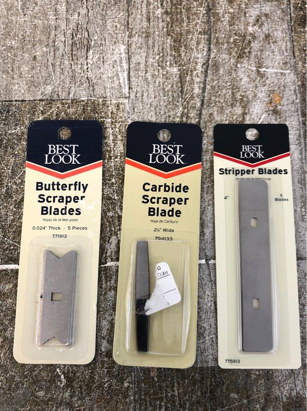 Lot Of 5 Best Look Various Size And Types Scraping Blades