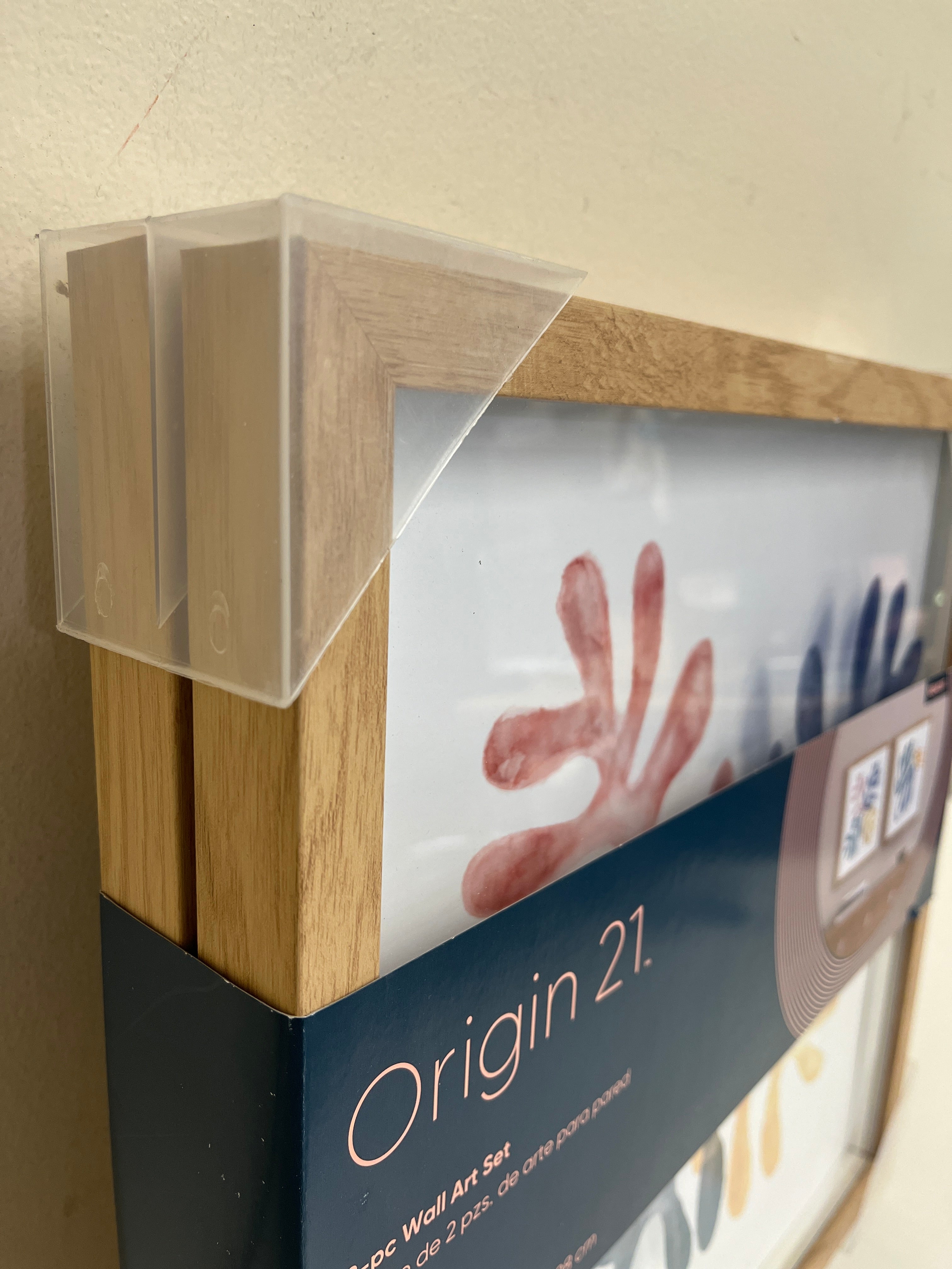 Origin 21 2 Pc Wall Art Set 17 X 17 - Jungle Fauna Theme With Wood Frame