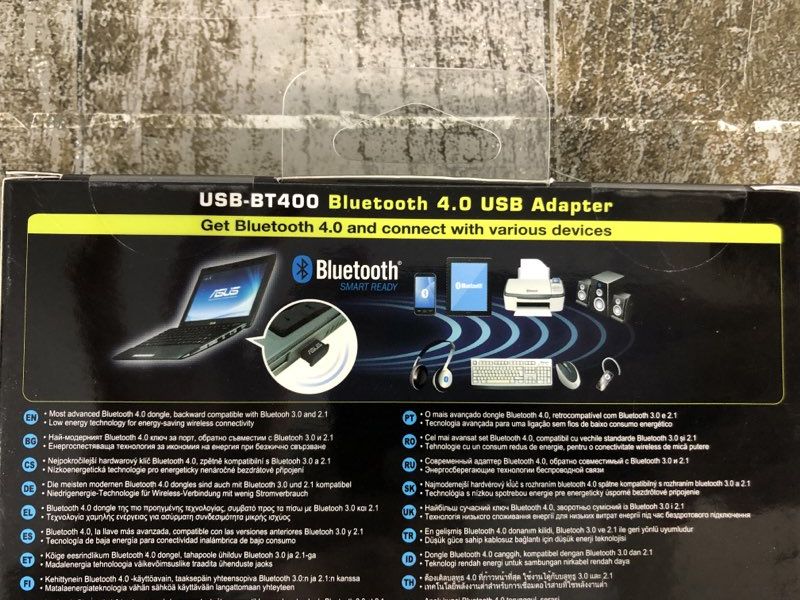 Asus USB-BT400 USB Adapter Bluetooth 4.0 Dongle Receiver Laptop and PC