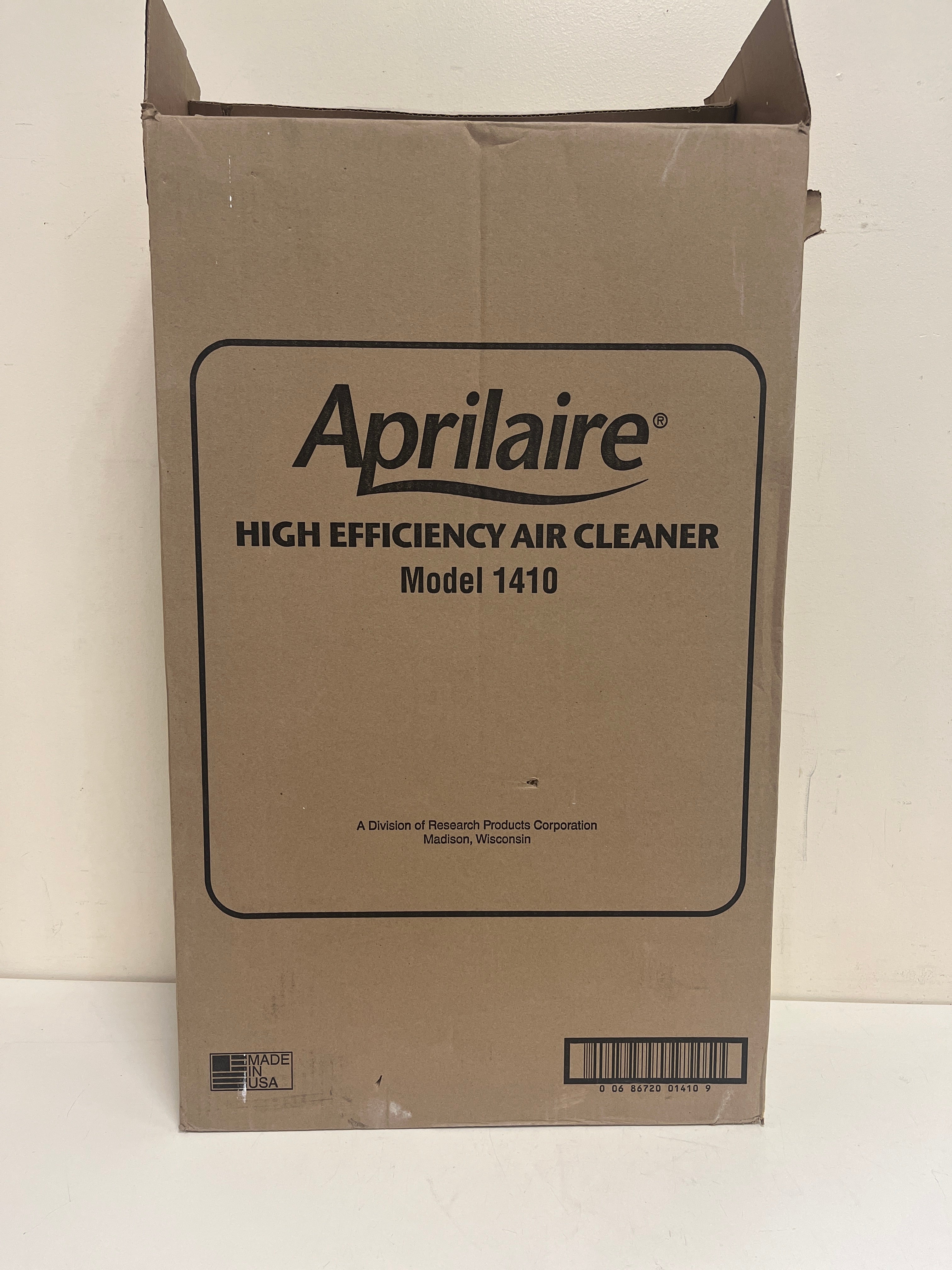 Aprilaire High Efficiency Air Cleaner With Filter - Model 1410, New In Box