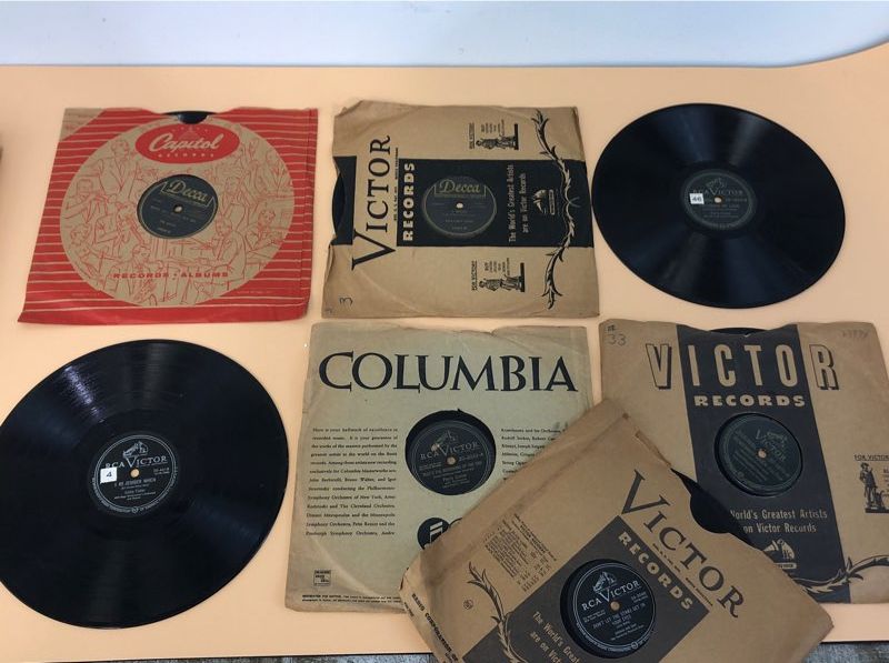 Lot Of 25 Antique MGM, Columbia, Capitol Records