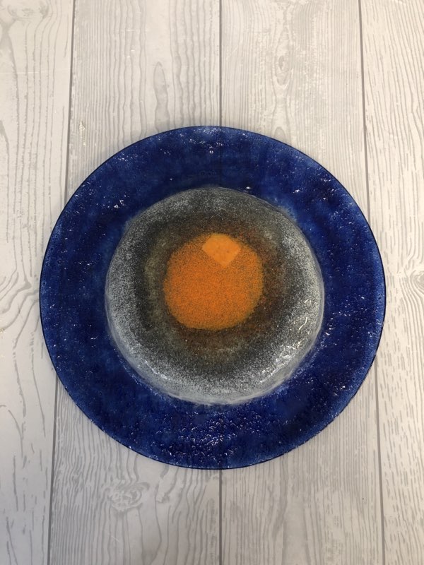 Bowl Unbranded Multicolor Glass Decorative Handmade