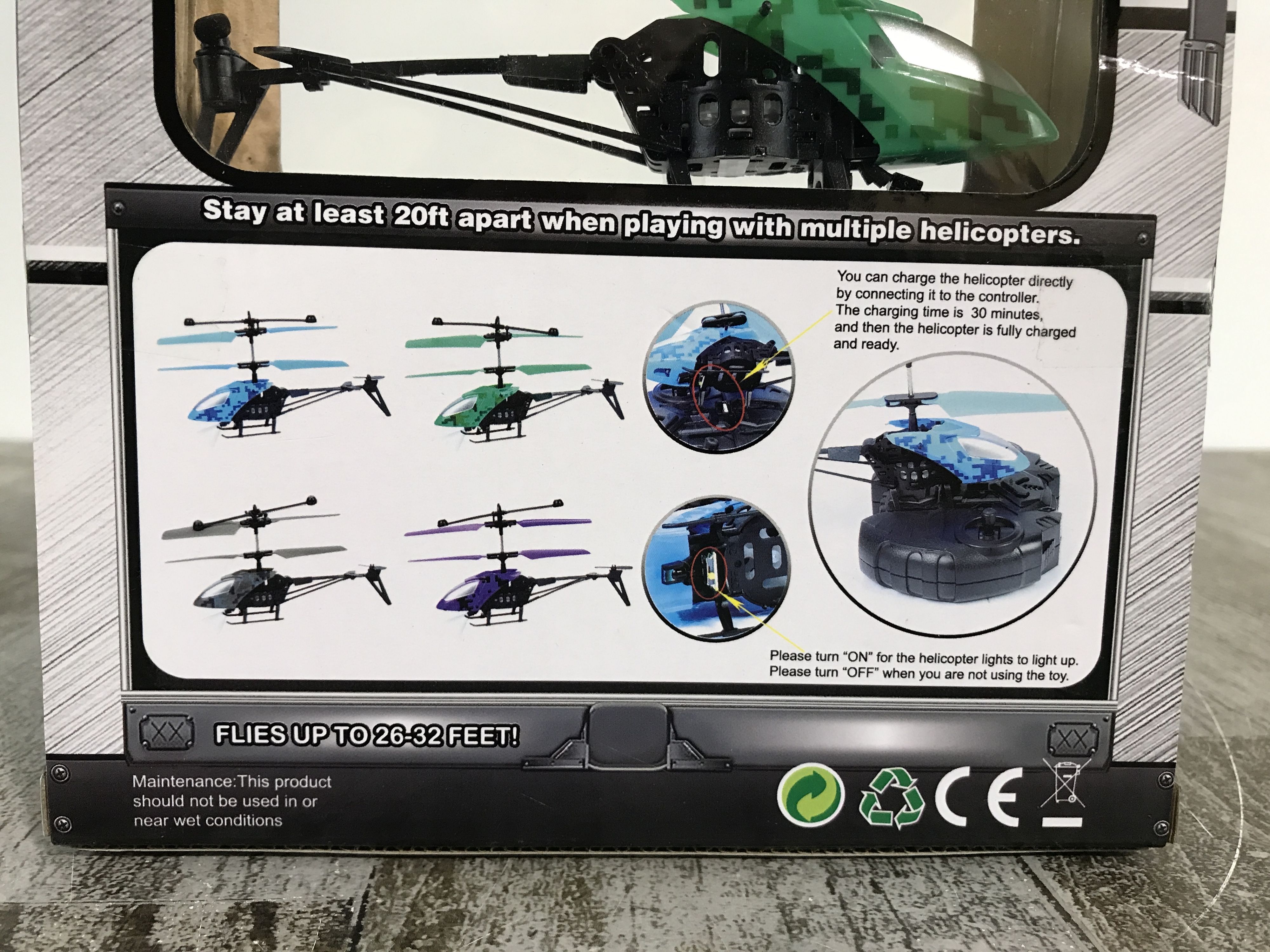 Air Victor 2ch Mini Infrared Remote Control Helicopter New In Box