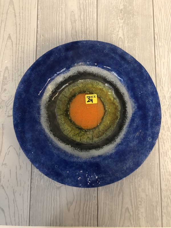 Bowl Unbranded Multicolor Glass Decorative Handmade
